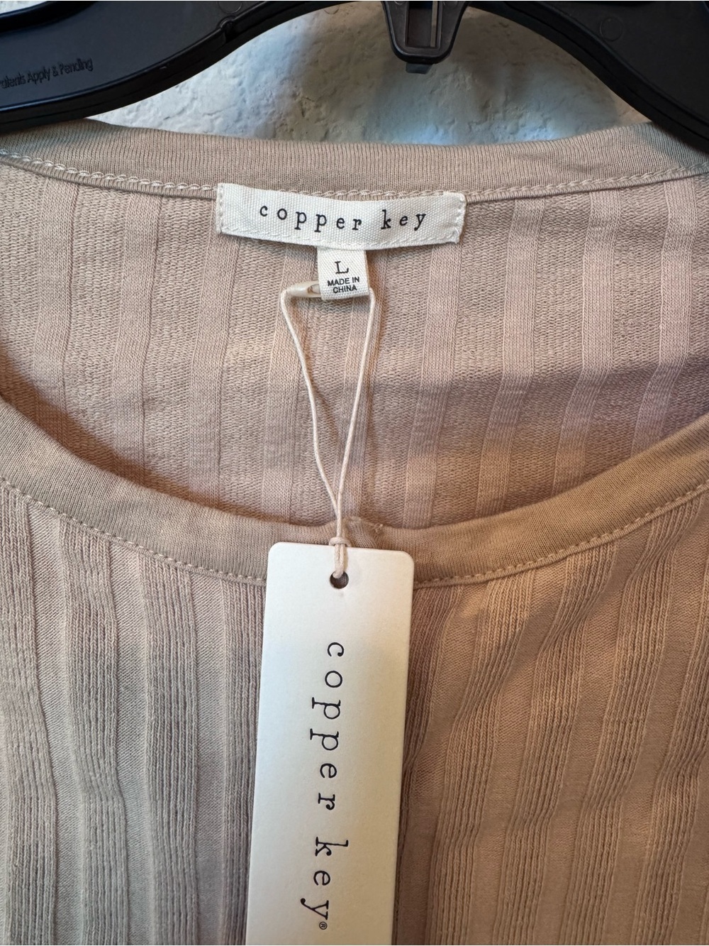 Copper Key Ribbed Button Front Cardigan NWT Size Large - Picture 3 of 10